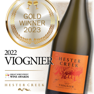 Great Northwest Wine Invitational Double Gold Medal winner - Hester Creek 2022 Viognier.