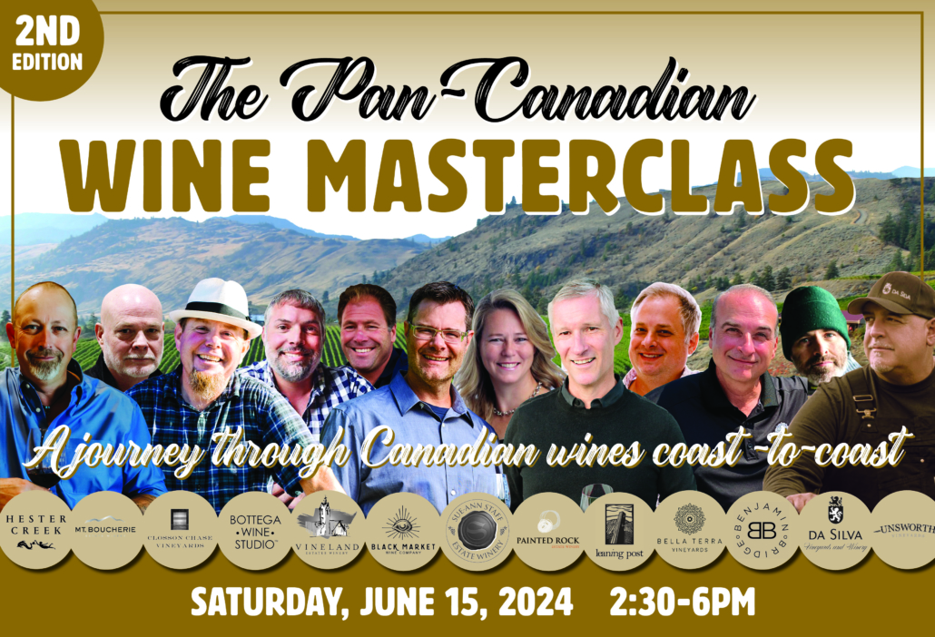 Pan Canadian Masterclass winemakers at Hester Creek Estate Winery