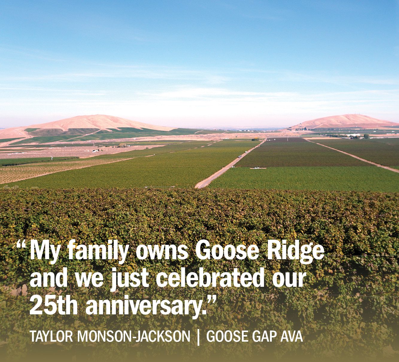 Taylor Monson-Jackson quote Goose Gap AVA