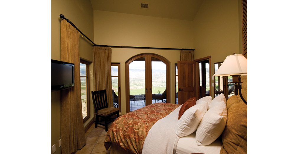 Bedroom in the Executive Suite at The Villa